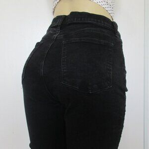 LOFT Jeans Size 12 Black High Rise Skinny Denim